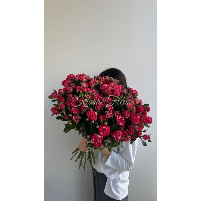 Моно кустовые розы от «Kiara Fleur»